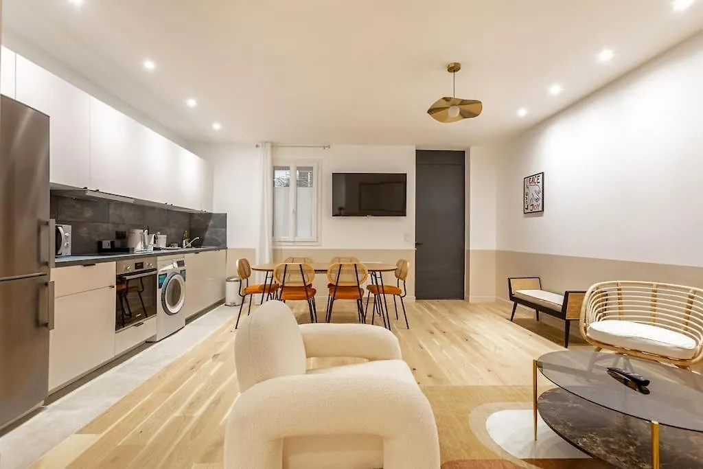 Appart 6Pers#3 Bedrooms#2 Bathrooms#Paris 19 France